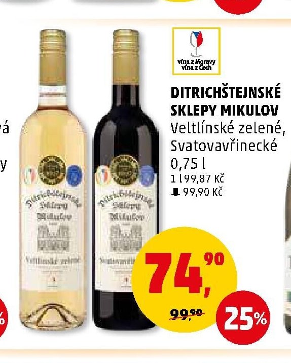Ditrichštejnské sklepy Mikulov - Penny Market aktualniletaky.eu