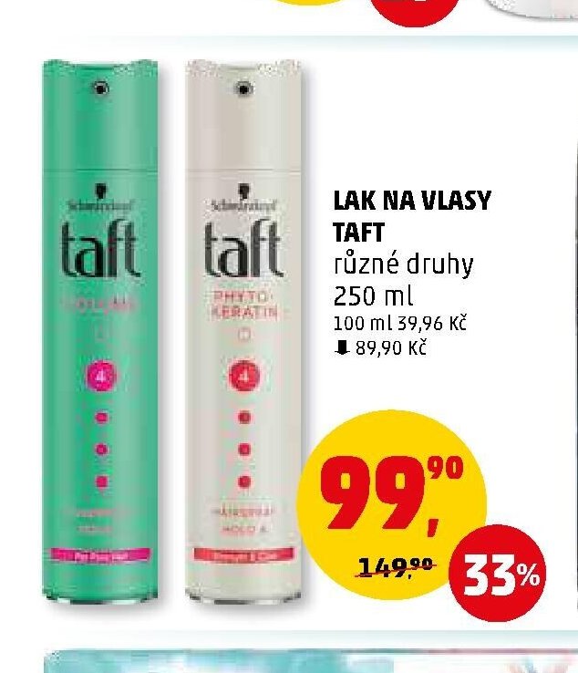 LAK NA VLASY TAFT - Penny Market aktualniletaky.eu