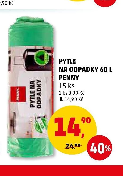 PYTLE NA ODPADKY 60 L PENNY - Penny Market aktualniletaky.eu