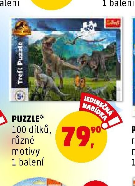 PUZZLE (dinosauři) - Penny Market aktualniletaky.eu
