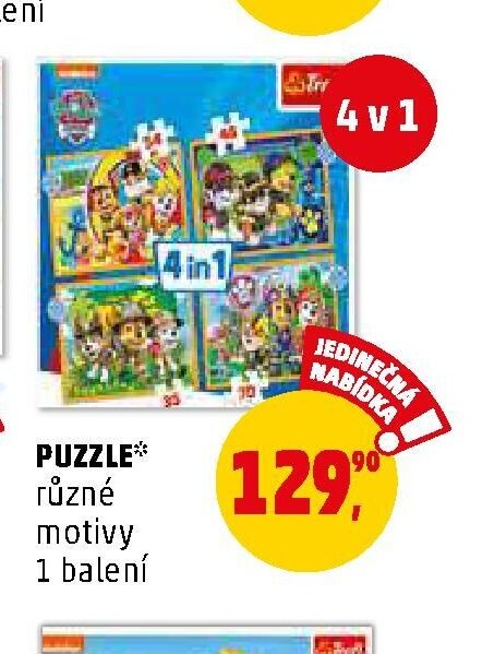 PUZZLE (Paw Patrol) - Penny Market aktualniletaky.eu