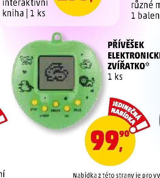 PŘÍVĚŠEK ELEKTRONICKÉ ZVÍŘÁTKO - Penny Market aktualniletaky.eu