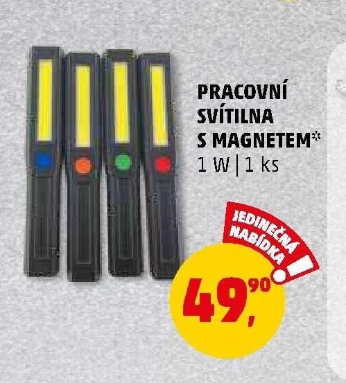 Pracovní svítilna s magnetem - Penny Market aktualniletaky.eu