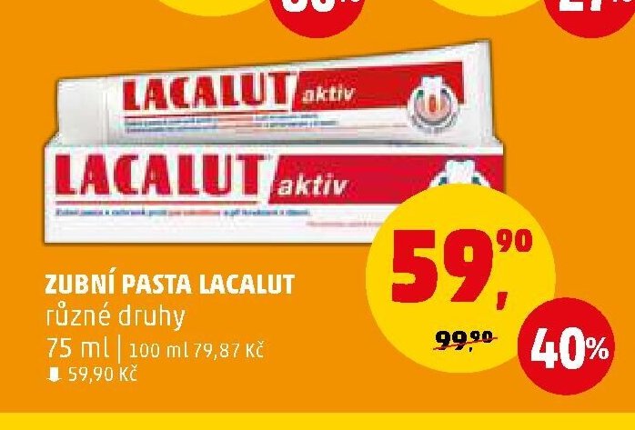 Zubní pasta Lacalut - Penny Market aktualniletaky.eu