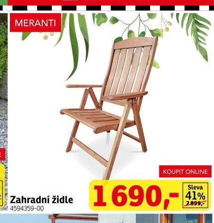 Zahradní židle