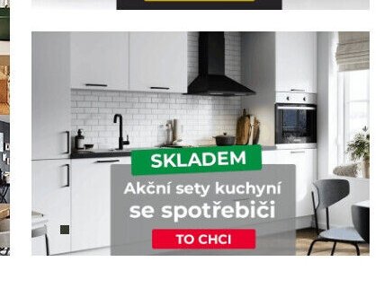 Aktuální sety kuchyní se spotřebiči