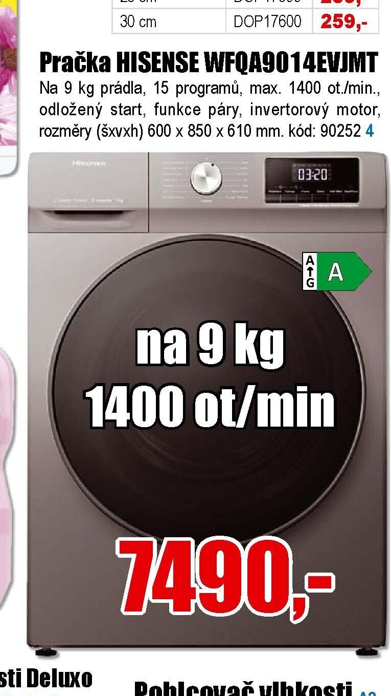 Pračka HISENSE WFQA9014EVJMT - EVA.cz aktualniletaky.eu