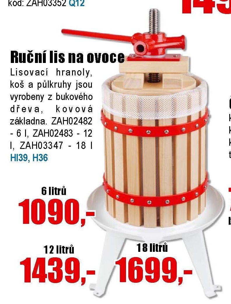Ruční lis na ovoce - EVA.cz aktualniletaky.eu