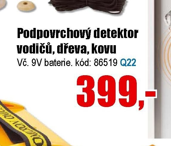 Podpovrchový detektor vodičů, dřeva, kovu - EVA.cz aktualniletaky.eu