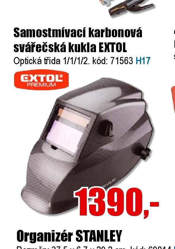Samostmívací karbonová svářečská kukla EXTOL - EVA.cz aktualniletaky.eu