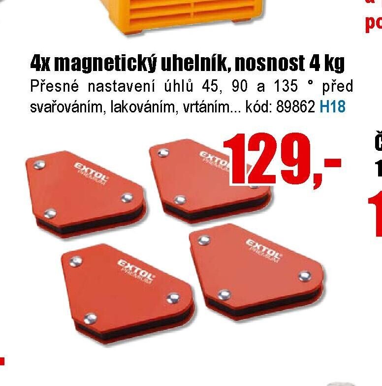 4x magnetický úhelník - EVA.cz aktualniletaky.eu