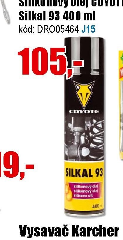 Silikonový olej COYOTE Silkal - EVA.cz aktualniletaky.eu