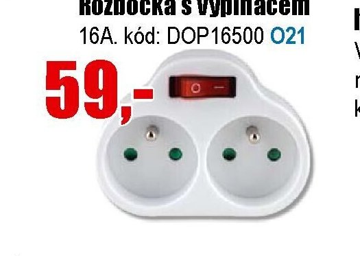 Rozbočka s vypínačem - EVA.cz aktualniletaky.eu