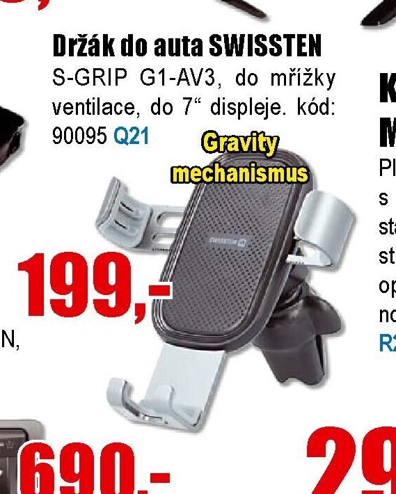 Držák do auta SWISSTEN S-GRIP G1-AV3 - EVA.cz aktualniletaky.eu