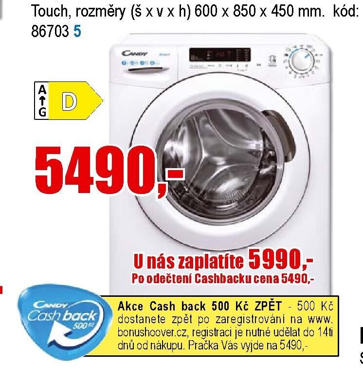 Pračka CANDY CS4 1072DE/1-S - EVA.cz aktualniletaky.eu