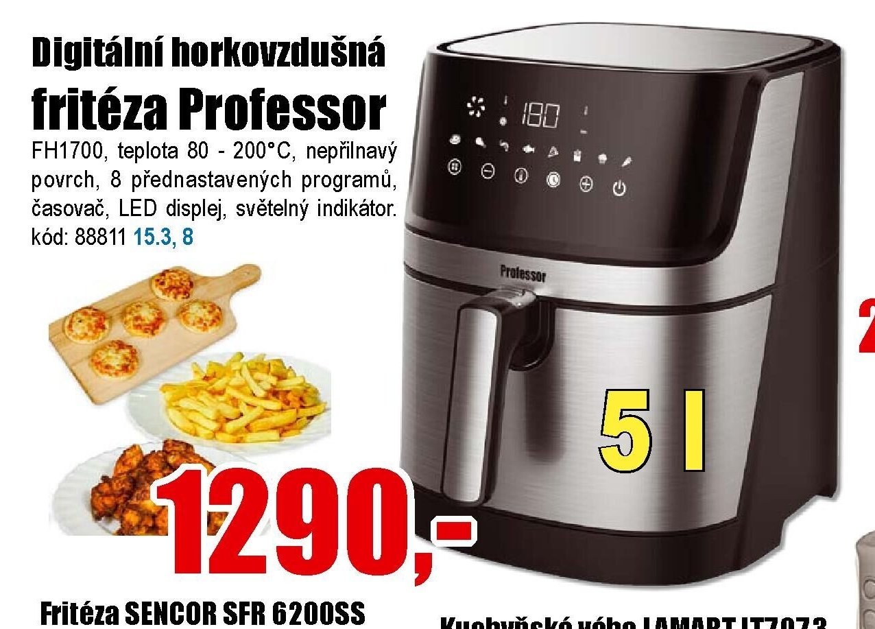 Digitální horkovzdušná fritéza Professor - EVA.cz aktualniletaky.eu