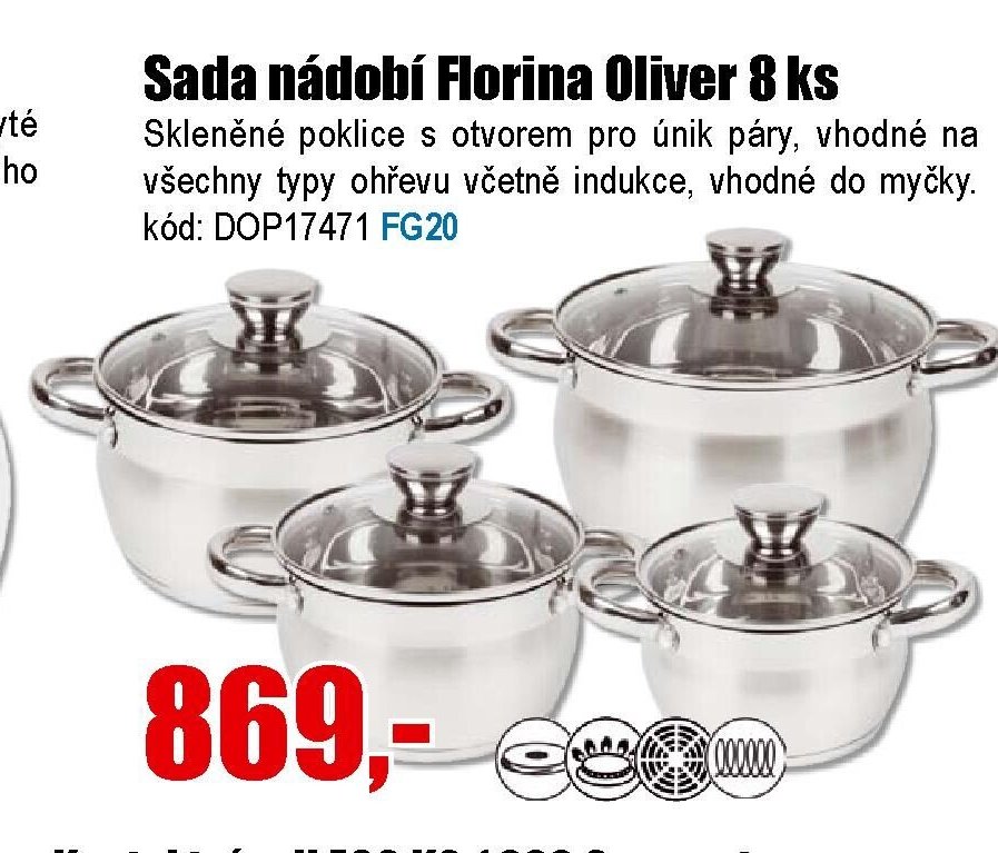 Sada nádobí Florina Oliver 8 ks - EVA.cz aktualniletaky.eu