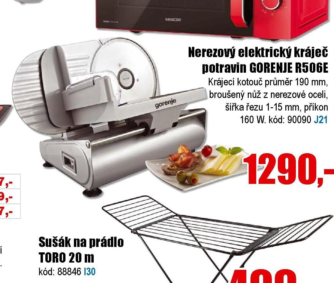 Nerezový elektrický kráječ potravin GORENJE R506E - EVA.cz aktualniletaky.eu