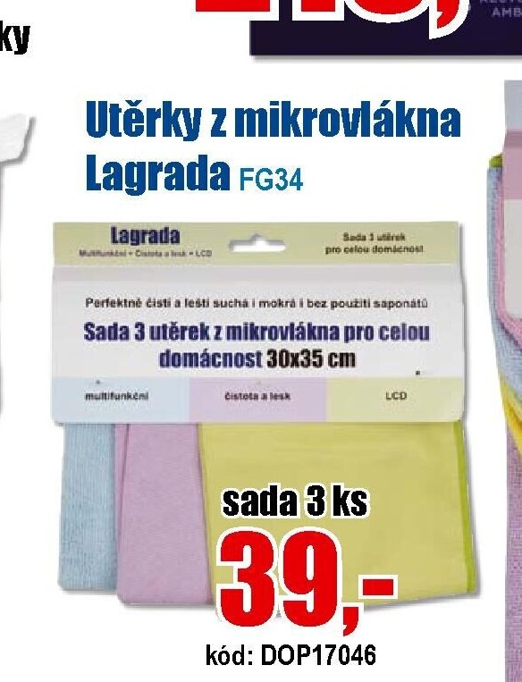Utěrky z mikrovlákna Lagrada - EVA.cz aktualniletaky.eu