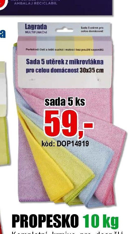 Sada 5 utěrek z mikrovlákna - EVA.cz aktualniletaky.eu