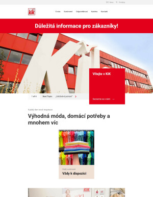 aktuální leták Kik textil 30.8.2023-5.9.2023