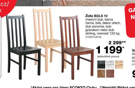 Židle BOLS 10