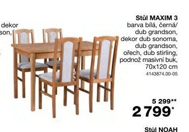 Stůl MAXIM 3