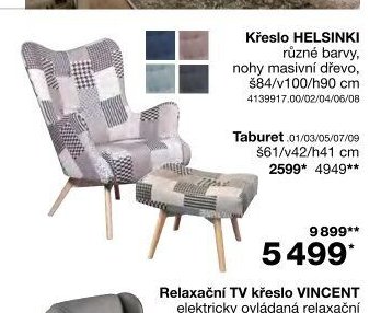 Křeslo HELSINKI
