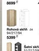 Rohová skříň .04