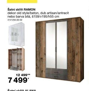 Šatní skříň RAMON