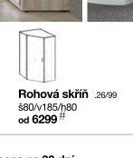 Rohová skříň