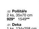 Polštáře 2 ks
