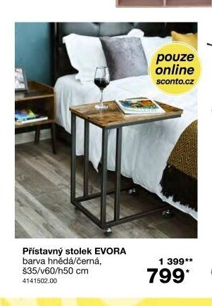 Přístavný stolek EVORA