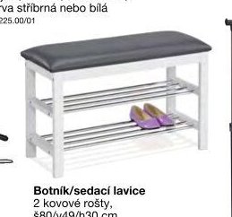 Botník/sedací lavice