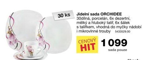Jídelní sada ORCHIDEE 30 ks