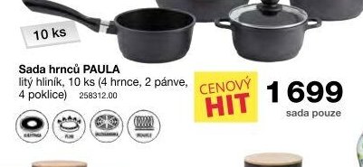 Sada hrnců PAULA 10 ks