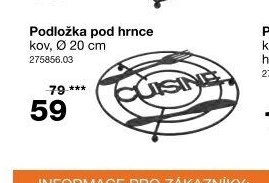 Podložka pod hrnce kov