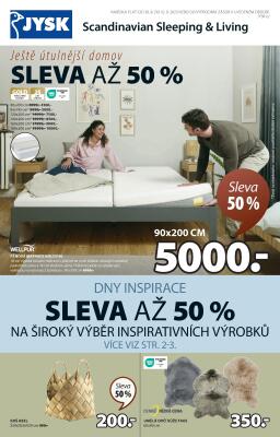 aktuální leták Jysk 30.8.2023-12.9.2023