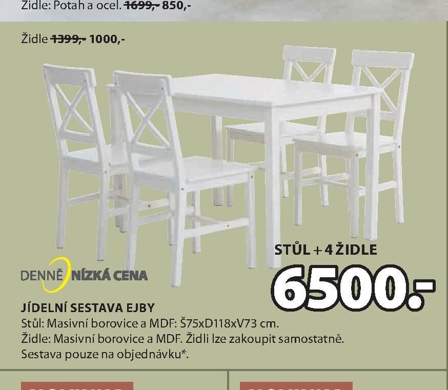 JÍDELNÍ SESTAVA EJBY
