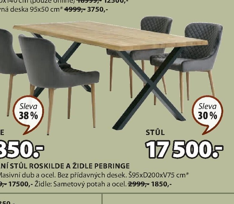 JÍDELNÍ STŮL ROSKILDE