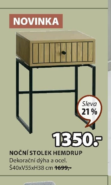 NOČNÍ STOLEK HEMDRUP