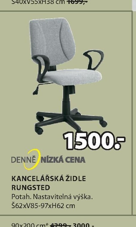 KANCELÁŘSKÁ ŽIDLE RUNGSTED
