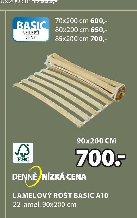 BASIC LAMELOVÝ ROŠT BASIC A10