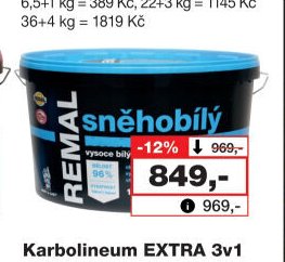 REMAL Sněhobílý malířská barva - Barvy a laky drogerie aktualniletaky.eu