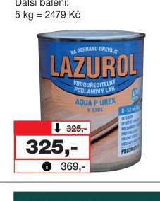 LAZUROL Aqua P Urex V1301 - Barvy a laky drogerie aktualniletaky.eu