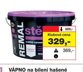 REMAL Stěrka k vyrovnání drobných nerovností, 15 kg