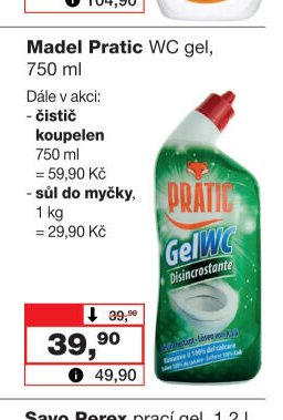 Madel Pratic WC gel, 750 ml