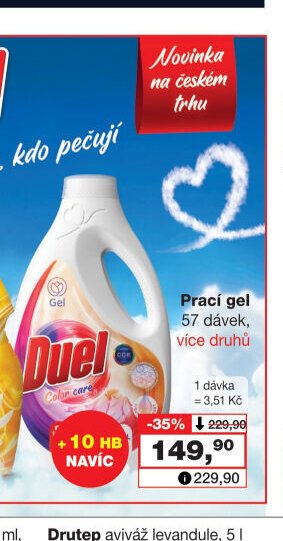 Duel Prací gel 57 dávek