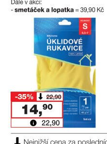 BALHOME latexové úklidové rukavice