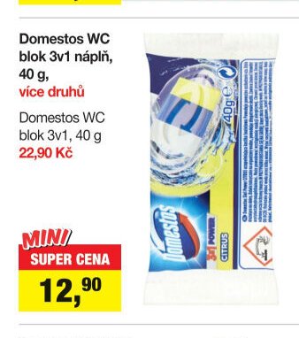 Domestos WC blok 3v1